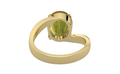 Ashtadhatu Thailand Yellow Sapphire Ring Prime Quality (R2)