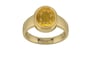 Ashtadhatu Thailand Yellow Sapphire Ring Prime Quality (R3)