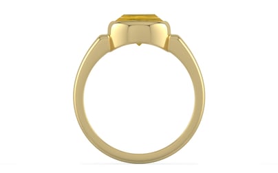 Ashtadhatu Thailand Yellow Sapphire Ring Prime Quality (R6)