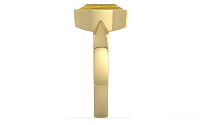 Ashtadhatu Thailand Yellow Sapphire Ring Prime Quality (R9)