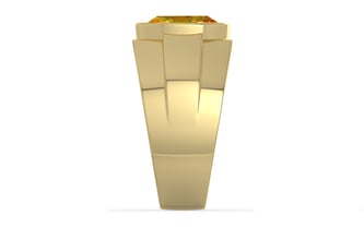 Ashtadhatu Thailand Yellow Sapphire Ring Rare Quality (R1)