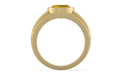 Ashtadhatu Thailand Yellow Sapphire Ring Rare Quality (R1)