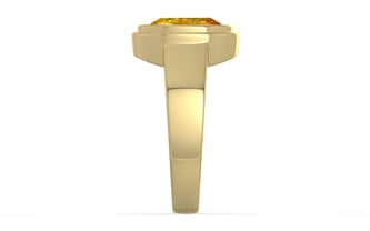 Ashtadhatu Thailand Yellow Sapphire Ring Rare Quality (R3)