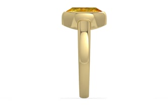 Ashtadhatu Thailand Yellow Sapphire Ring Rare Quality (R6)