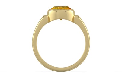 Ashtadhatu Thailand Yellow Sapphire Ring Rare Quality (R6)