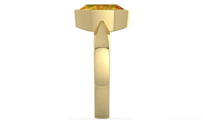 Ashtadhatu Thailand Yellow Sapphire Ring Rare Quality (R9)