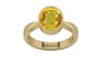 Ashtadhatu Thailand Yellow Sapphire Ring Rare Quality (R9)