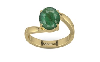 Ashtadhatu Zambian Emerald Ring Fine Quality (R2)