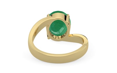 Ashtadhatu Zambian Emerald Ring Limited Quality (R2)