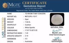 Australian Opal - 7.56-Carat Prime-Quality OPL-11217