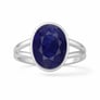 Authentic 925 Sterling Silver Blue Sapphire Ladies’ Ring