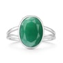 Authentic 925 Sterling Silver Emerald Ladies’ Ring
