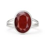 Authentic 925 Sterling Silver Hessonite Gomed Ladies’ Ring