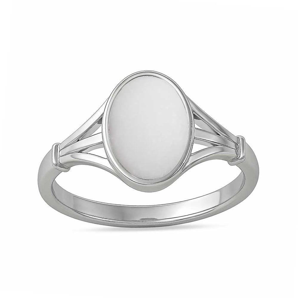 Authentic 925 Sterling Silver Opal Ladies’ Ring