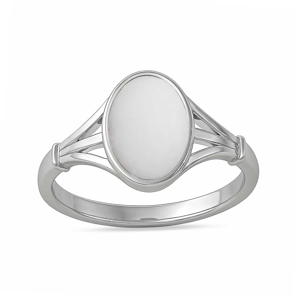 Authentic 925 Sterling Silver Opal Ladies’ Ring