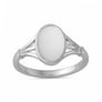 Authentic 925 Sterling Silver Opal Ladies’ Ring