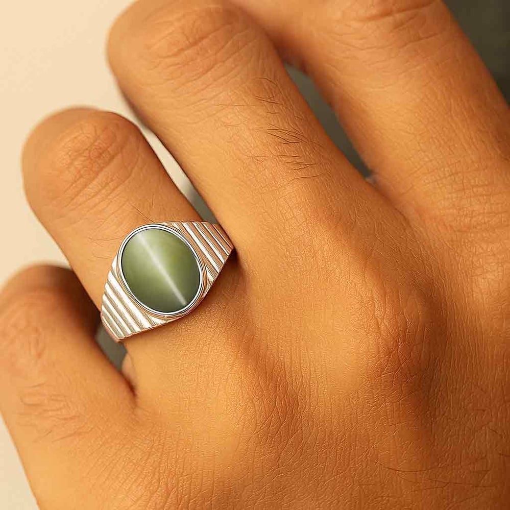 Authentic Handmade Sterling Silver (Lahsuniya) Ring