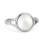 Authentic Handmade Sterling Silver Pearl (Moti) Ring For Men