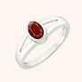 Authentic Vintage 925 Silver Hessonite Gomed Men’s Ring