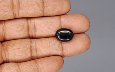 Black Onyx (Hakik) - 6.9 Carat Limited Quality BO-3148
