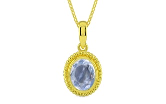 Blue Sapphire, Neelam, Blue Sapphire Pendant
