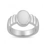 Bold Designer 925 Silver Opal Ring for Him