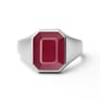 Bold & Stylish 925 Silver Ruby Men’s Ring