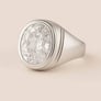 Bold & Stylish 925 Silver Zircon Men’s Ring
