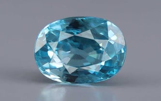Ceylon Blue Zircon - 5.91 Carat Limited Quality BZ-28013