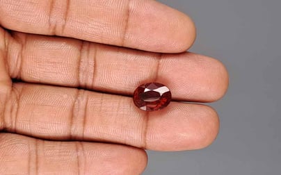Ceylon Hessonite Garnet -  6.91 Carat Rare Quality HG-8464