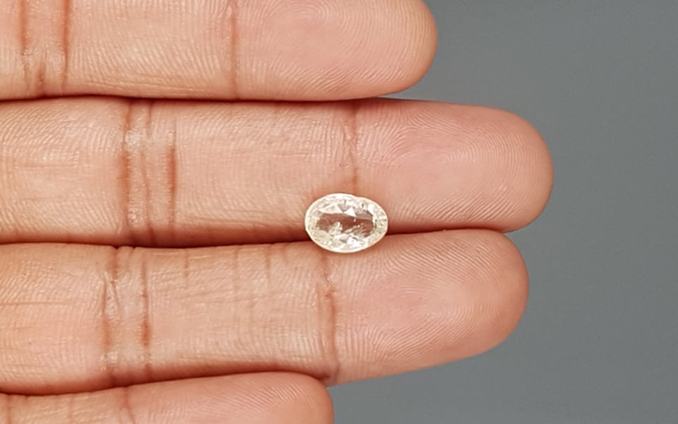 Ceylon White Sapphire - 2.98 Carat Fine Quality CWS-10045