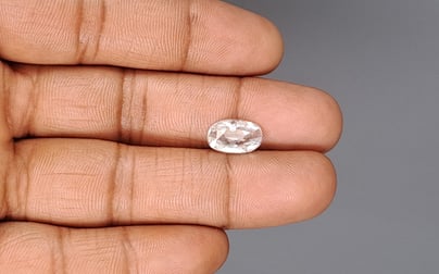 Ceylon White Sapphire - 3.71 Carat Prime Quality CWS-10057
