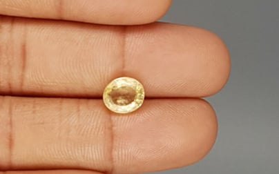 Ceylon Yellow Sapphire - 3.07 Carat Prime Quality CYS 3784