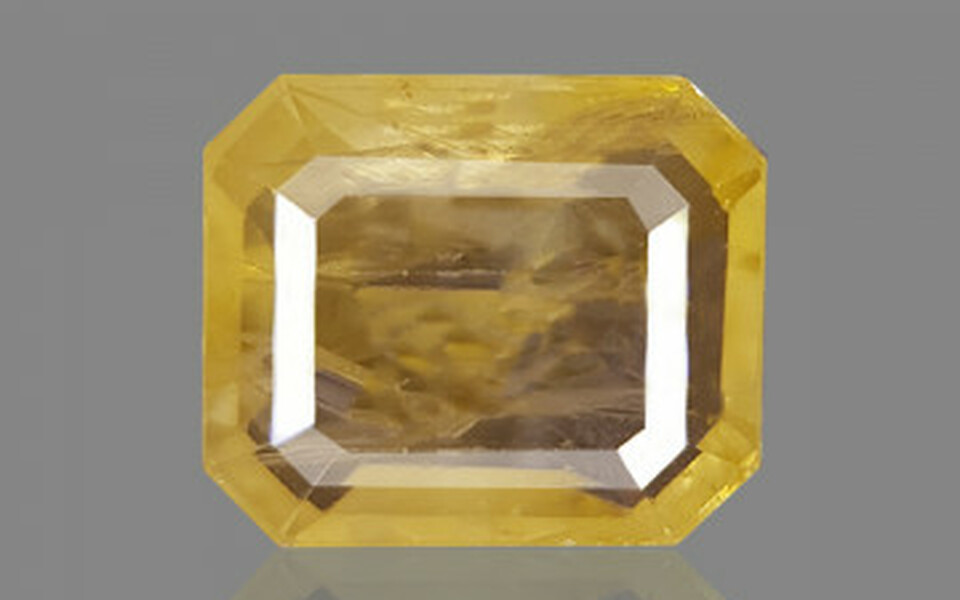 5.62 Carat Indian Pukhraj Stone Price ₹53,671 | Yellow Sapphire Stone Price | Yellow Sapphire India