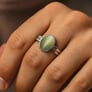 Classic 925 Silver Cat's Eye Ring For Men