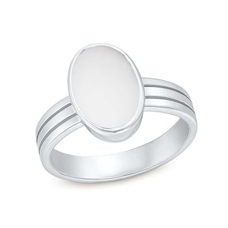 Classic 925 Silver Opal Ring For Men