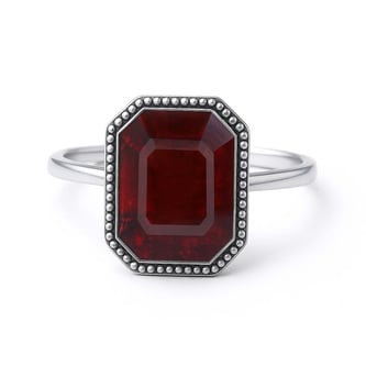 Classic Regal 925 Sterling Silver Hessonite Gomed Women’s Ring