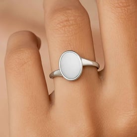 Classic Regal 925 Sterling Silver Opal Stone Women’s Ring