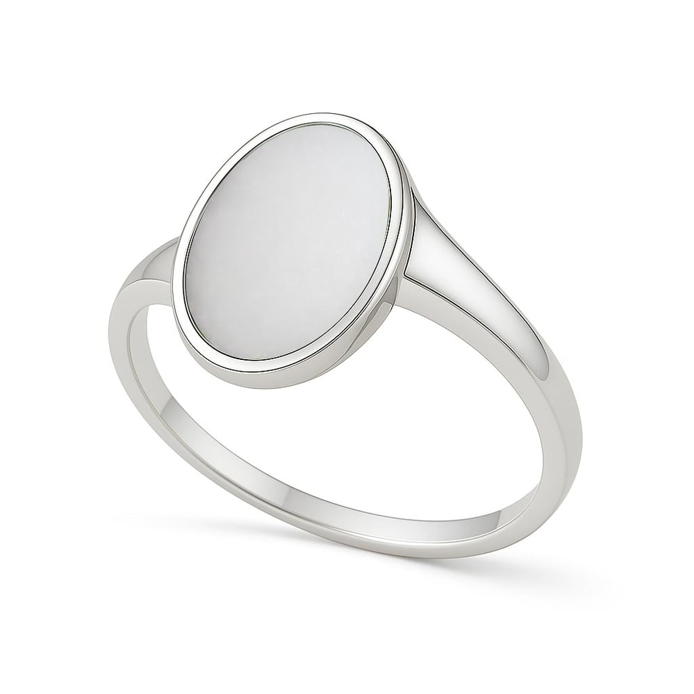 Classic Regal 925 Sterling Silver Opal Stone Women’s Ring