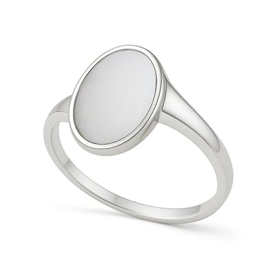 Classic Regal 925 Sterling Silver Opal Stone Women’s Ring