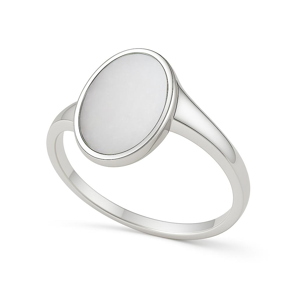 Classic Regal 925 Sterling Silver Opal Stone Women’s Ring