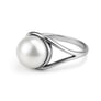 Classic Regal 925 Sterling Silver Pearl (Moti)  Women’s Ring