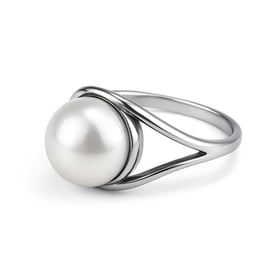 Classic Regal 925 Sterling Silver Pearl (Moti)  Women’s Ring