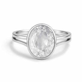 Classic Regal 925 Sterling Silver Zircon Women’s Ring