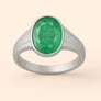 Classic Royal Emerald 925 Silver Men’s Ring