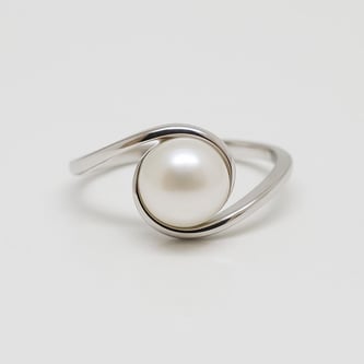 Classic Royal Pearl 925 Silver Men’s Ring