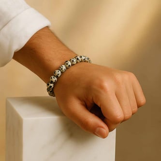 Dalmatian Jasper Bracelet