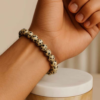 Dalmatian Jasper Bracelet