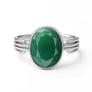 Designer 925 Sterling Silver Emerald Men’s Ring