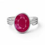 Designer 925 Sterling Silver Ruby Men’s Ring